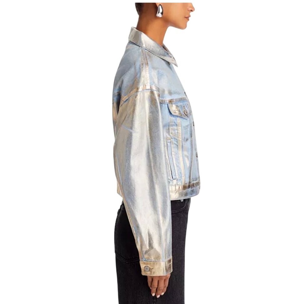 Levi’s Shrunken 90s No Pleat Denim Jacket Size S NEW WITH TAGS - Picture 12 of 16